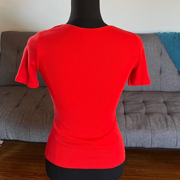 Sezane "Grant" baby ribbed shirt. Size XS - Picture 5 of 8